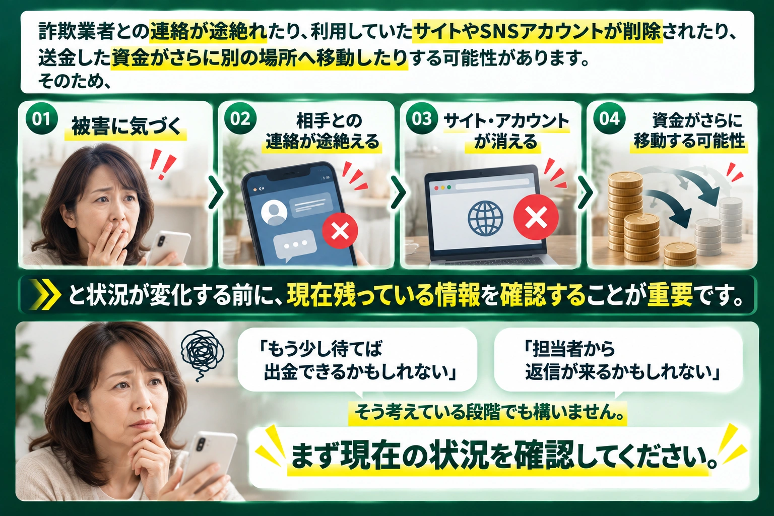 初動の重要性